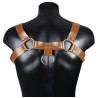 BDSMaster Harnais simili Harnis Marron